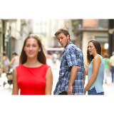 Distracted Boyfriend meme template