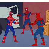 Spider Man Triple meme template